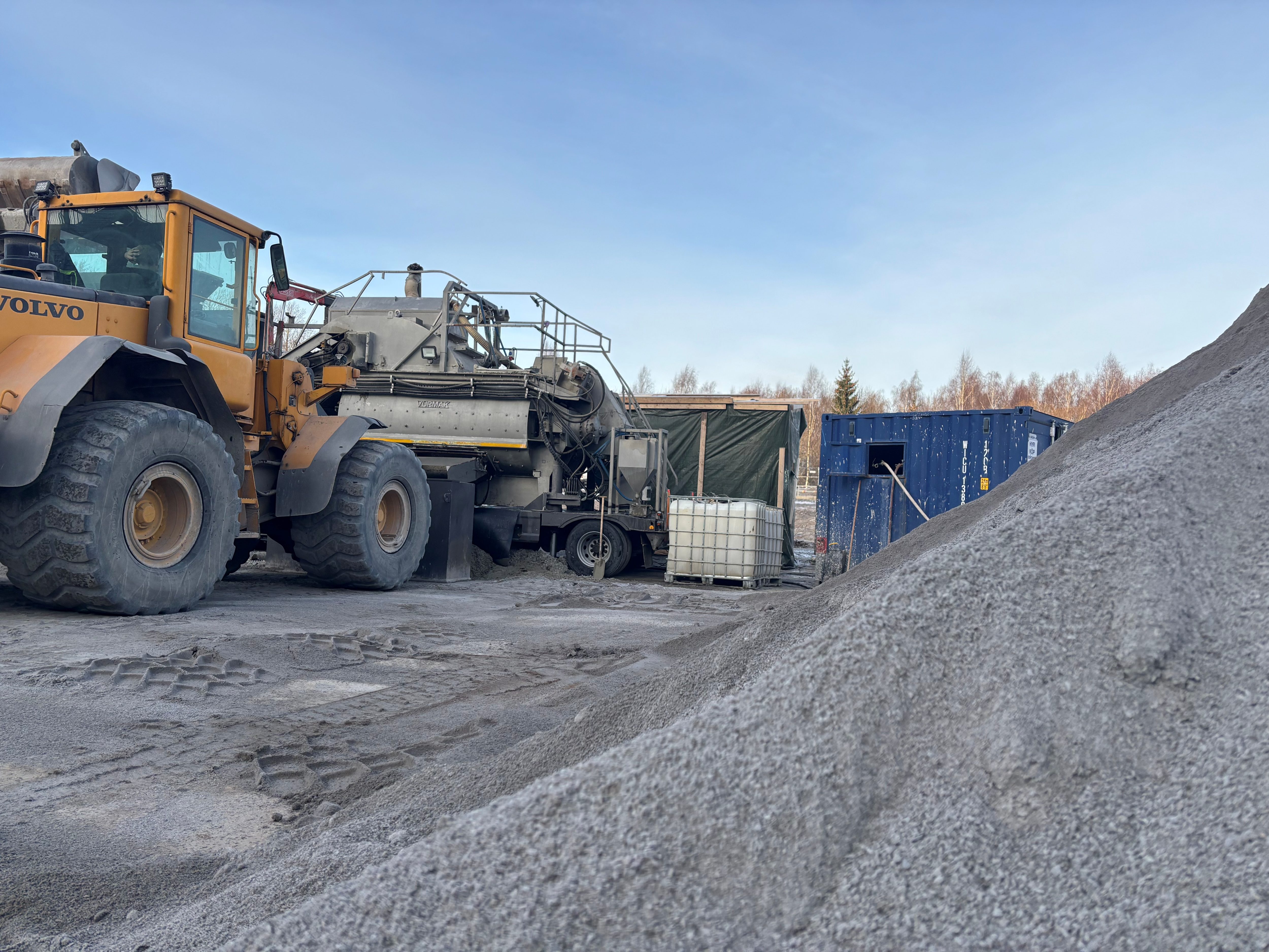 Verdion vinter ballast och maskin
